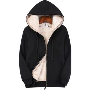 Hixiaohe Women's Casual Winter Sherpa Fleece Lined Full Zip Sweatshirts Hoodie